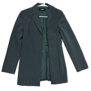Express long gray blazer